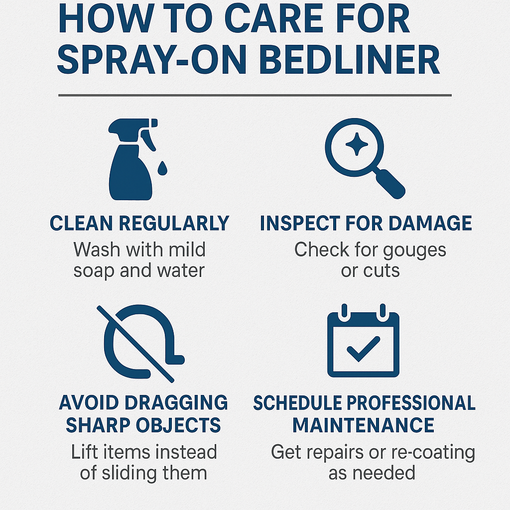 How to Care for Your Spray-On Bedliner: Tips for Long-Lasting Protection